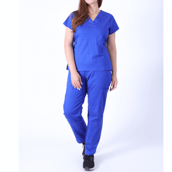 Scrub, Surgical, Medical Uniform for Woman King Blue Color